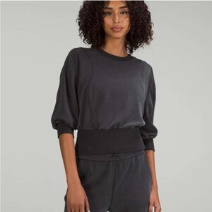 Lululemon softstreme ribbed-hem pullover